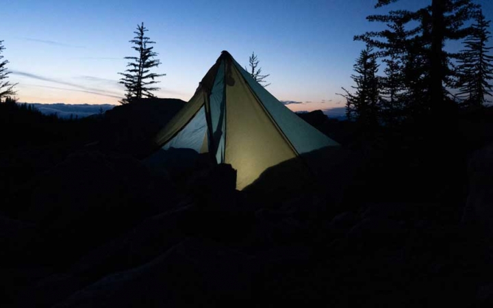 tent camping in the pacific northwest 